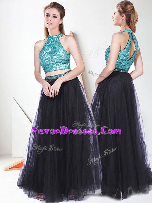Trendy Tulle Sleeveless Floor Length and Sashes ribbons