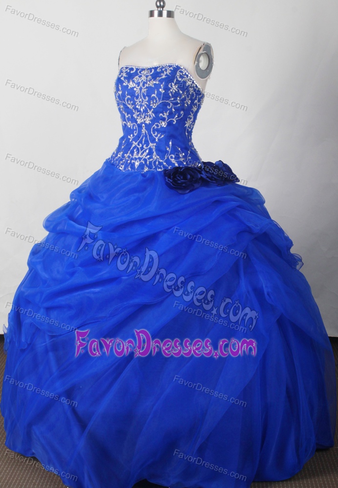 Strapless Ball Gown Tulle Discount Real Sample Quince Dress with Beading