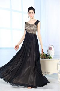Custom Design Sleeveless Beading Side Zipper Prom Dress
